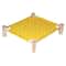 Elevated Canvas Pet Hammock Bed With Wooden Frame For Cats And Small Dogs 7