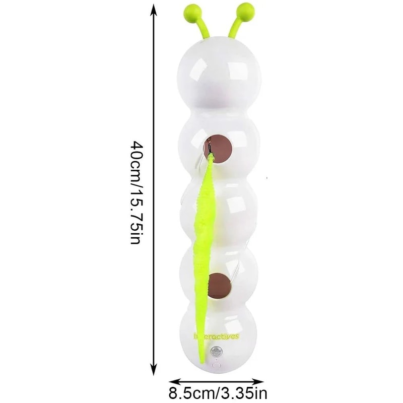 Interactive Motion Activated Cat Toy With Automatic Wack A Worm Game 6