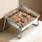 Stainless Steel Double Pet Bowl With Anti Tip Feeding Station 3