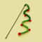 Interactive Feather Cat Teaser Wand With Colorful Caterpillar Toy 6