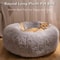 Calming Plush Donut Pet Bed For Cats And Small Dogs 0
