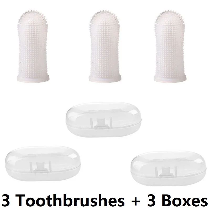 Pet Finger Toothbrush Set For Easy Dog And Cat Dental Care 9