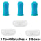 Pet Finger Toothbrush Set For Easy Dog And Cat Dental Care 6