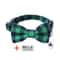 Personalized Plaid Breakaway Cat Collar With Bell And ID Tag 12