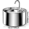 PureFlow Stainless Steel Water Fountain Automatic Pet Water Dispenser 5