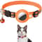 AirTag Safety Cat Collar Adjustable Reflective Breakaway Tracking Collar 12