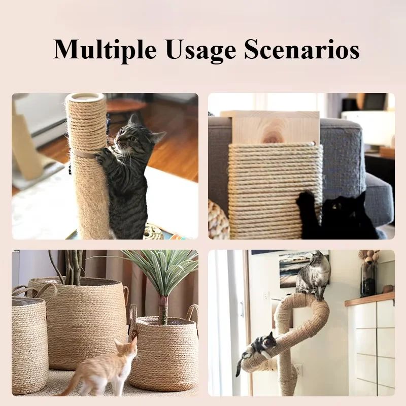 ClawCraft Sisal Rope For Cat Scratching Posts 3