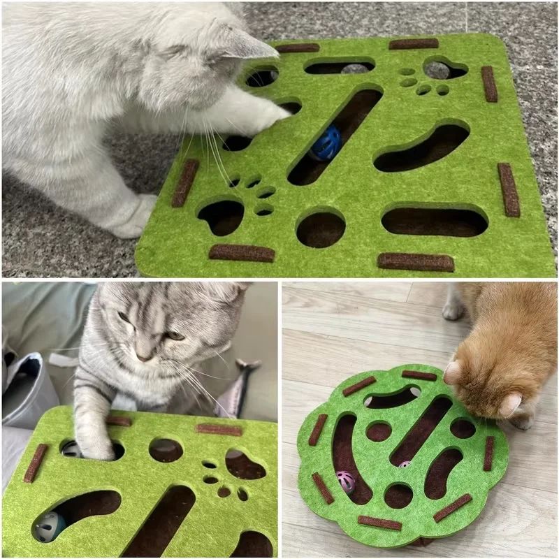 PawQuest Interactive Cat Maze Ball Toy Box 4