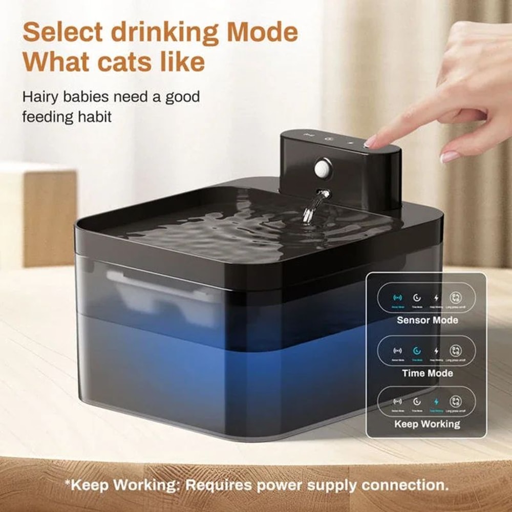 AquaSense Wireless Smart Cat Water Fountain 1