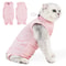 Breathable Cat Recovery Suit For Post Surgery Comfort 7