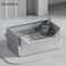 KEMORELA XL Stainless Steel Covered Cat Litter Box With High Sides 0
