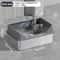 KEMORELA XL Stainless Steel Covered Cat Litter Box With High Sides 6