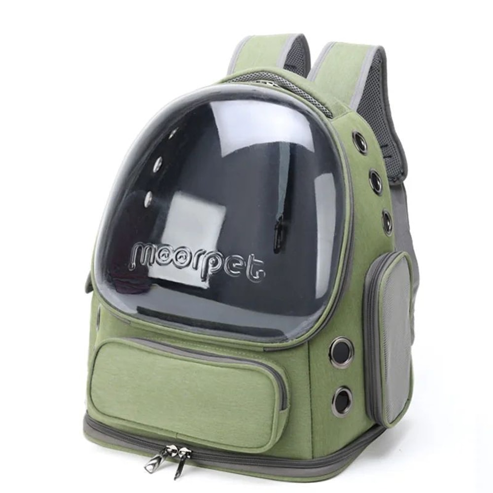 ClearView Foldable Pet Carrier Backpack For Cats And Small Dogs 6
