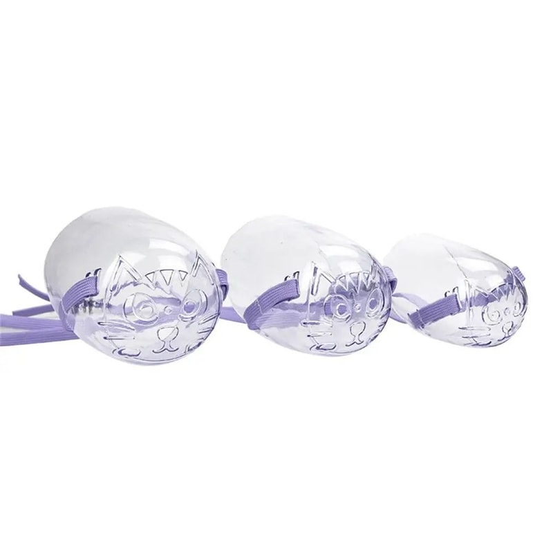 SafeGroom Transparent Cat Grooming Muzzle Anti Bite Pet Mask 3