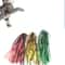 RibbonRush Interactive Cat Teaser Wand Colorful Ribbon Chase Toy 3