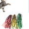 RibbonRush Interactive Cat Teaser Wand Colorful Ribbon Chase Toy 3