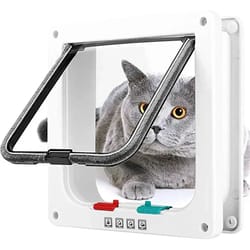 freedomflap 4 way locking weatherproof cat door