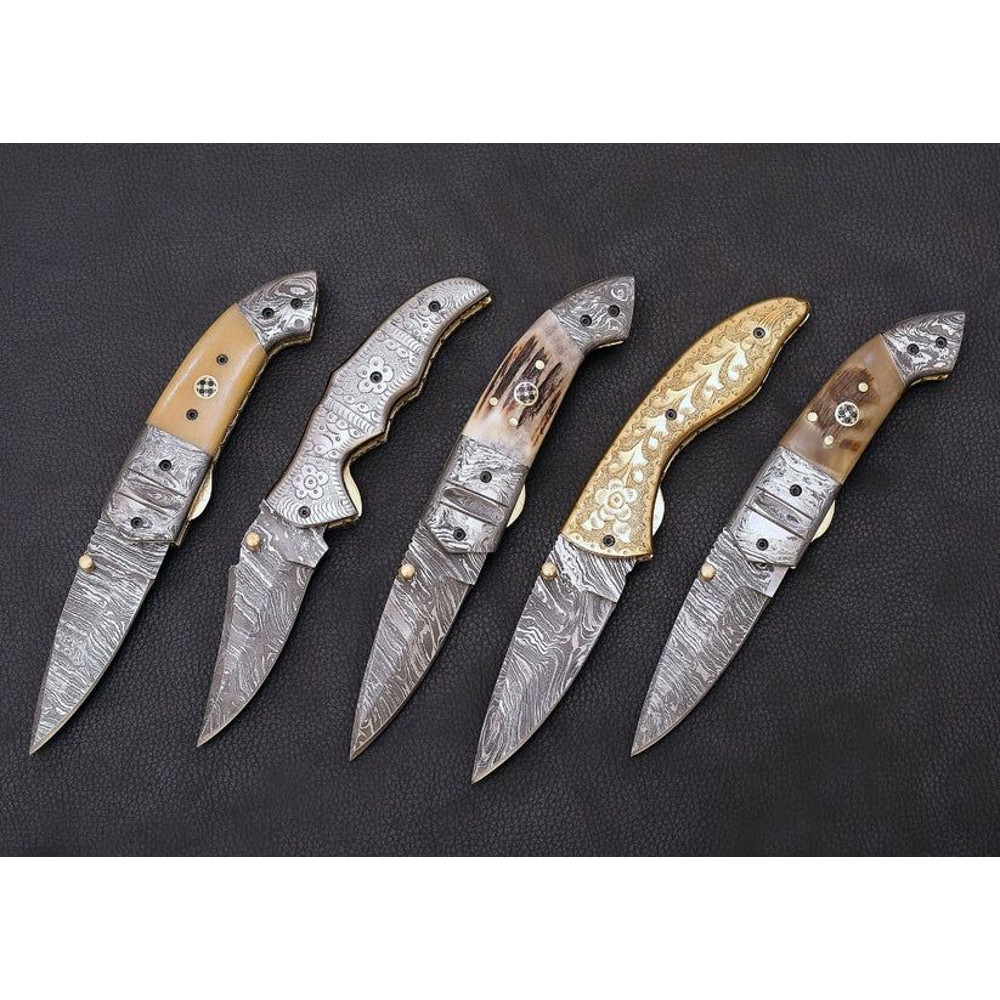 Set Of 5 Folding Pocket Knives 2