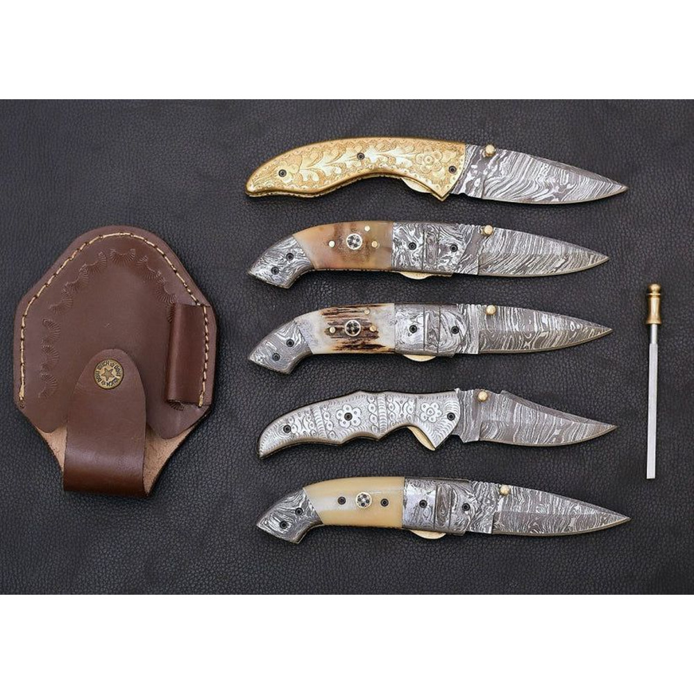 Set Of 5 Folding Pocket Knives 5