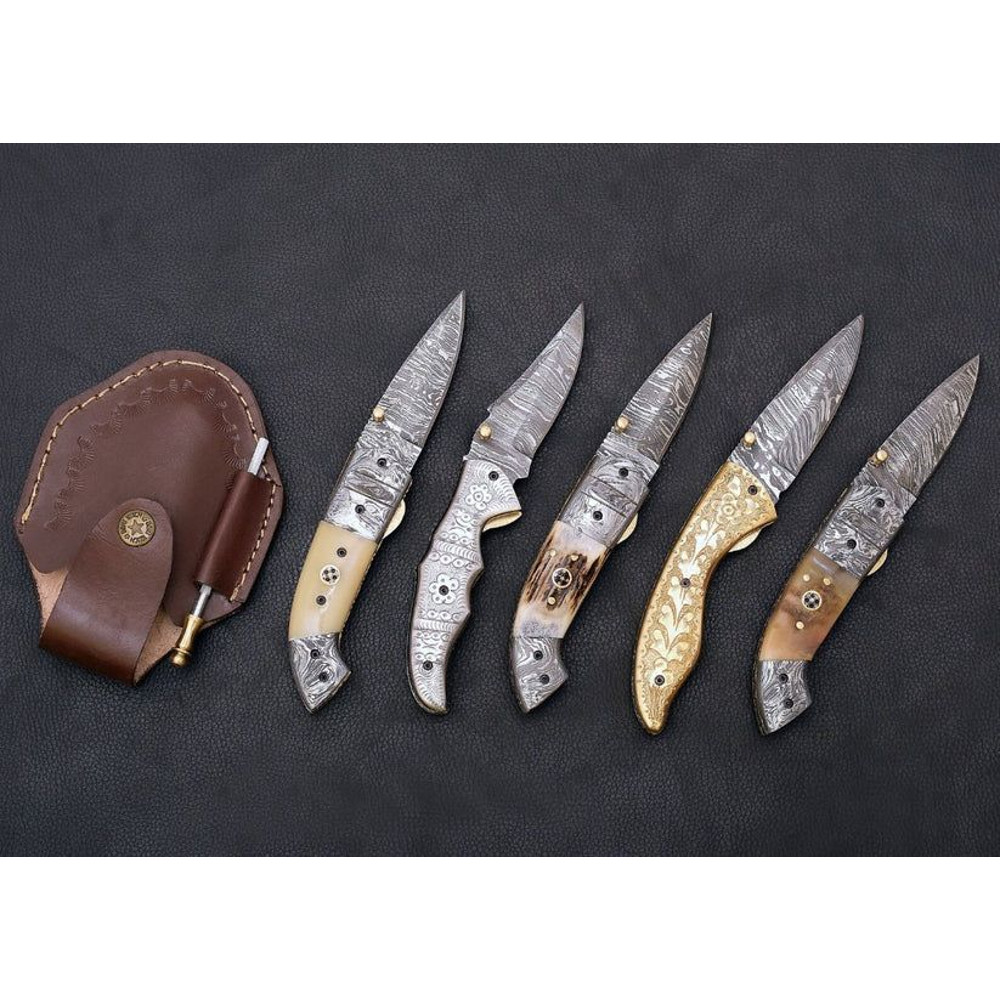 Set Of 5 Folding Pocket Knives 7