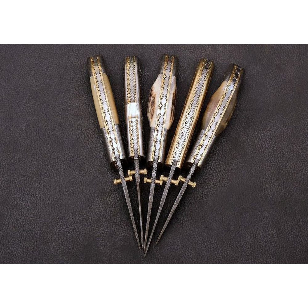 Set Of 5 Folding Pocket Knives 8