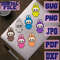 Svgpngjpgpdfdxf Labubu Doll Character 7 Designs Bundle Monsters Labubu Gift For Kids Girls Cut File 1