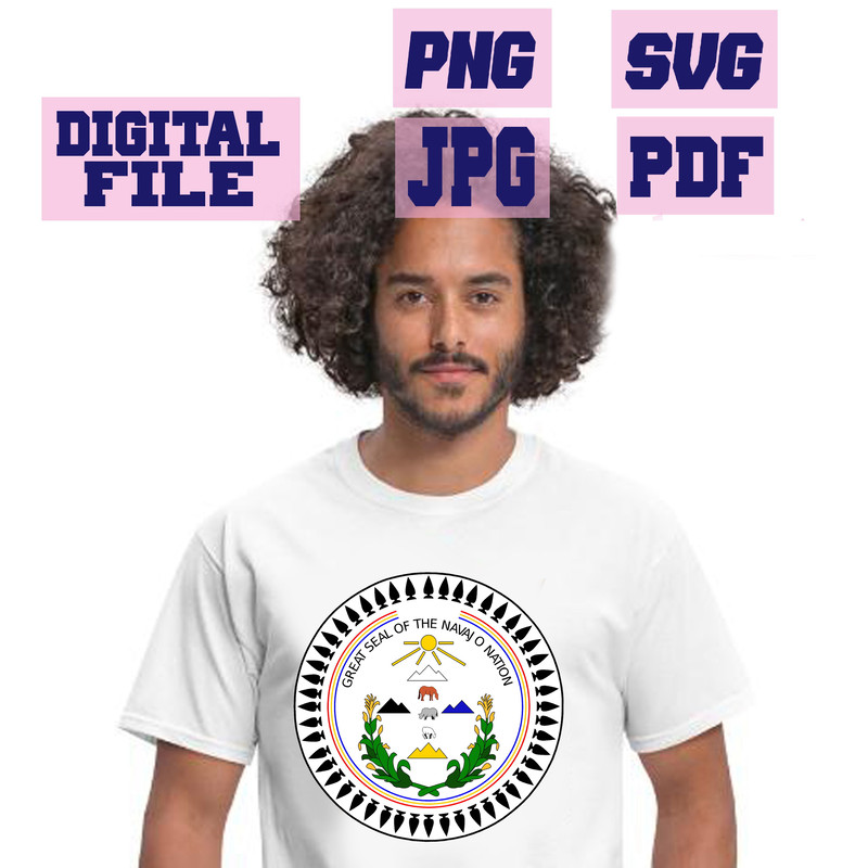 Svgpngjpgpdf The Great Seal Of The Navajo Nation Cut File For Cricut  Instant Download Download Dig 3