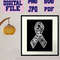 Svgpngjpgpdf Zebra Print Awareness Ribbon Rare Disease Awareness And Other Causes Cut File For Cric 1