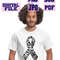 Svgpngjpgpdf Zebra Print Awareness Ribbon Rare Disease Awareness And Other Causes Cut File For Cric 3