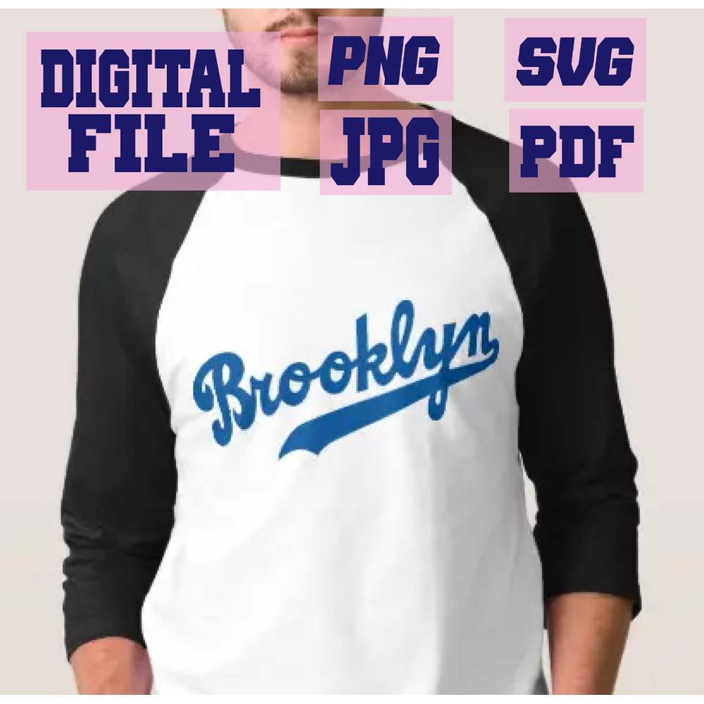 Svgpngjpgpdf Brooklyn Cut File For Cricut  Instant Download Download Digital File 1