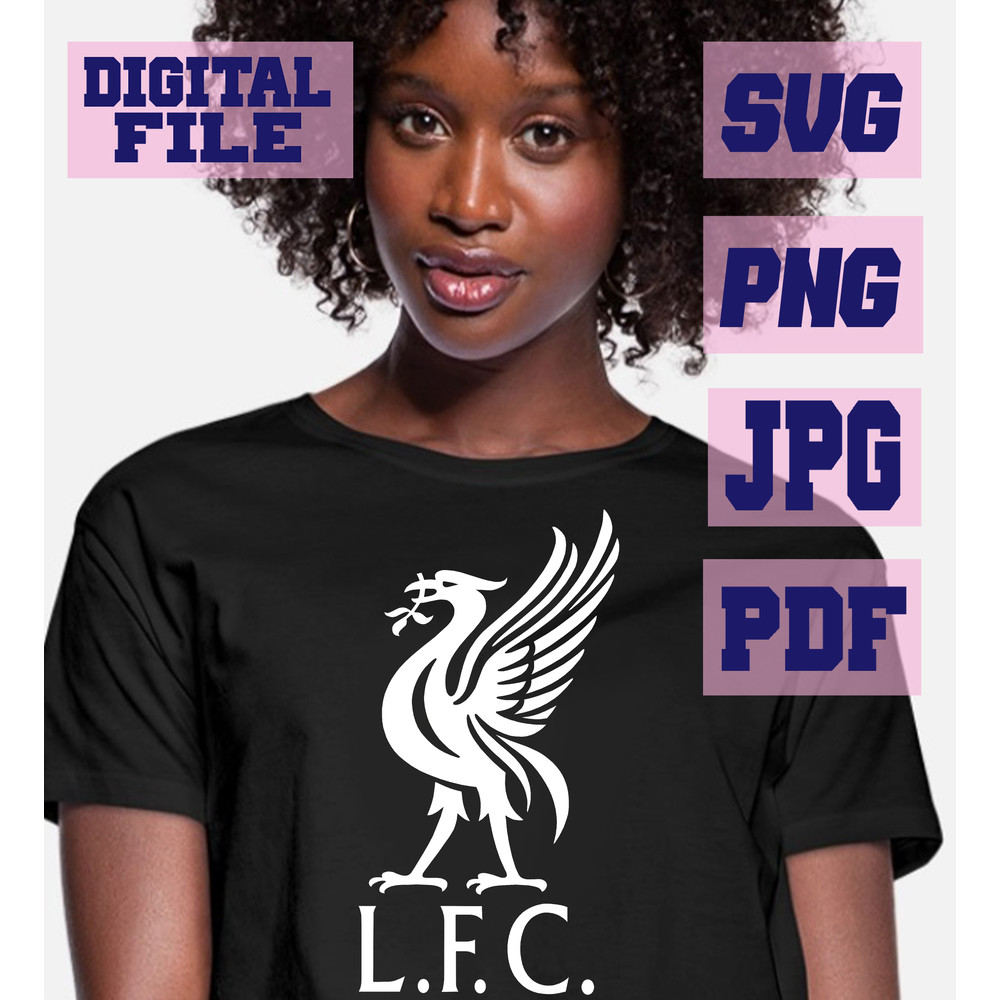 Svgpngjpgpdf Liverpool Cut File For Cricut  Instant Download Download Digital File 2