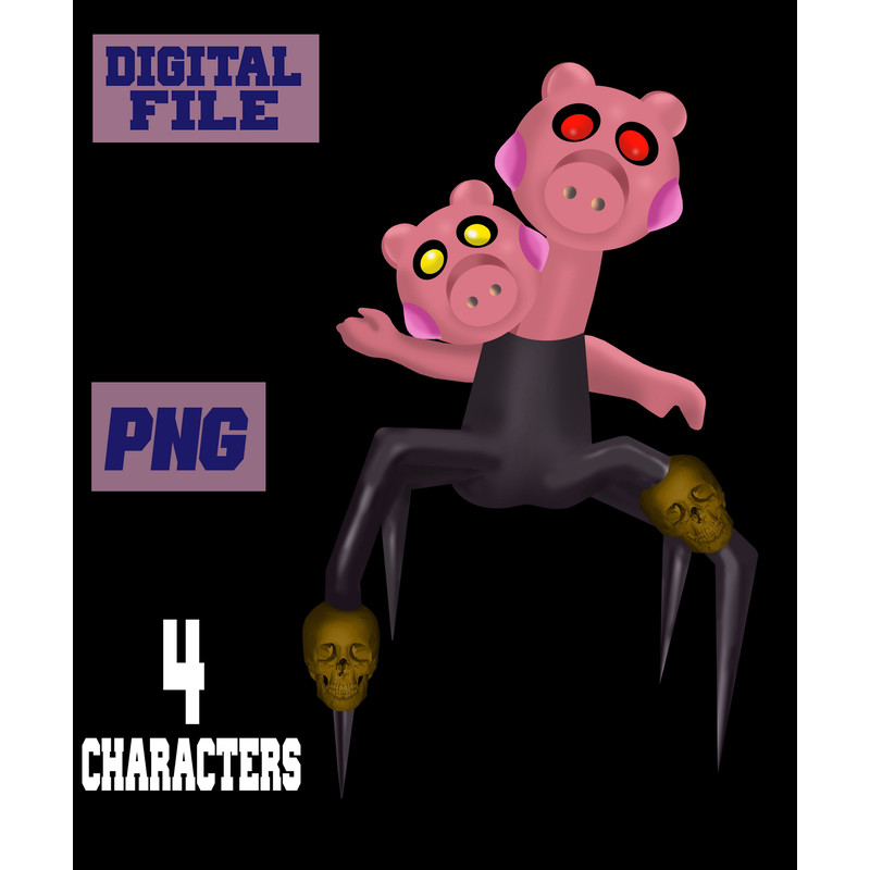 Png Piggy Roblox Game Gaming CharacterINSTANT DOWNLOAD 4