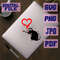 Svgpngpdfjpg Banksy Love Rat Mouse Valentines Day Drawing Heart Graffiti Street Art Stencil Cut Fil