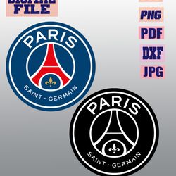 svg/png/jpg/pdf/dxfparis saint-germain 2 designs vector cut file for cricut .. download digital file