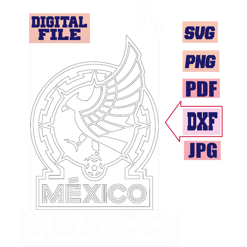 Svgpngjpgpdfdxf Mexico National Team Logo New Mexican Soccer Football Liga Futbol Logo Layered 3 De 4
