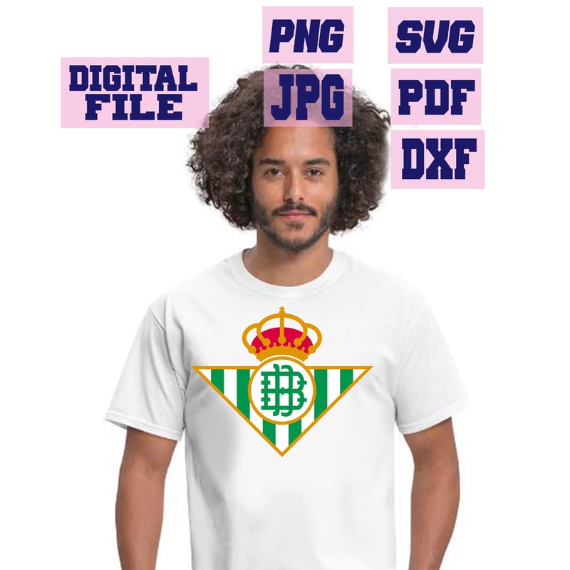 Svgpngdxfjpgpdf Real Betis Balompie Logo Soccer Football Vector Cut File For Cricut Download Digit 2