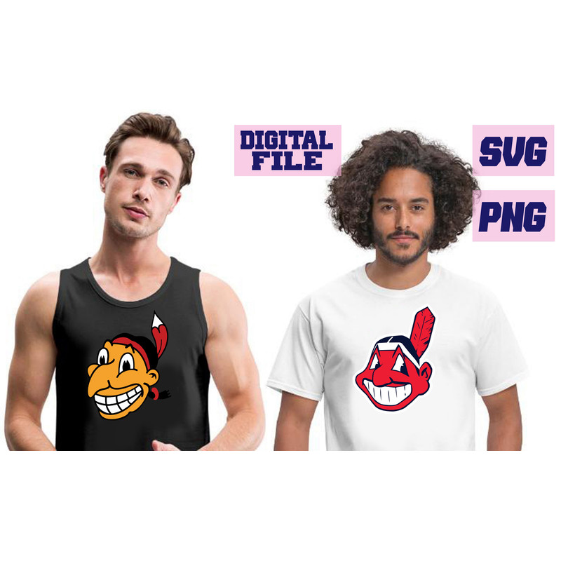 Svg Png Cleveland Indians Baseball Logo MLB Sport Team Easy Cut File For Cricut Instant Downloaddow 3