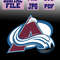 Svgpngjpgpdf Colorado Avalanche Cut File Ice Hockey Logo For Cricut  Instant Download Download Digi 0