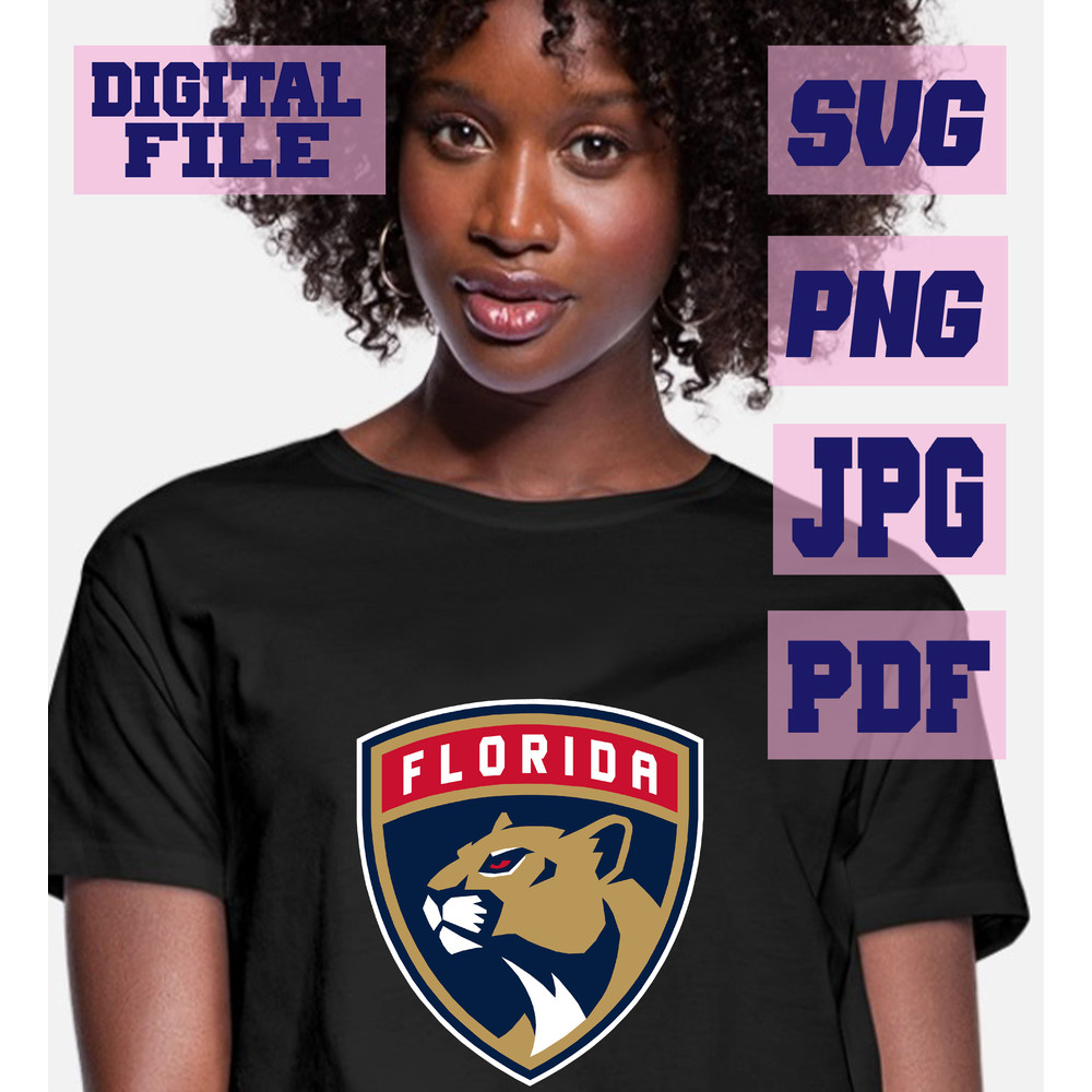 Svgpngjpgpdf Florida Panthers Cut File For Cricut  Instant Download Download Digital File 1