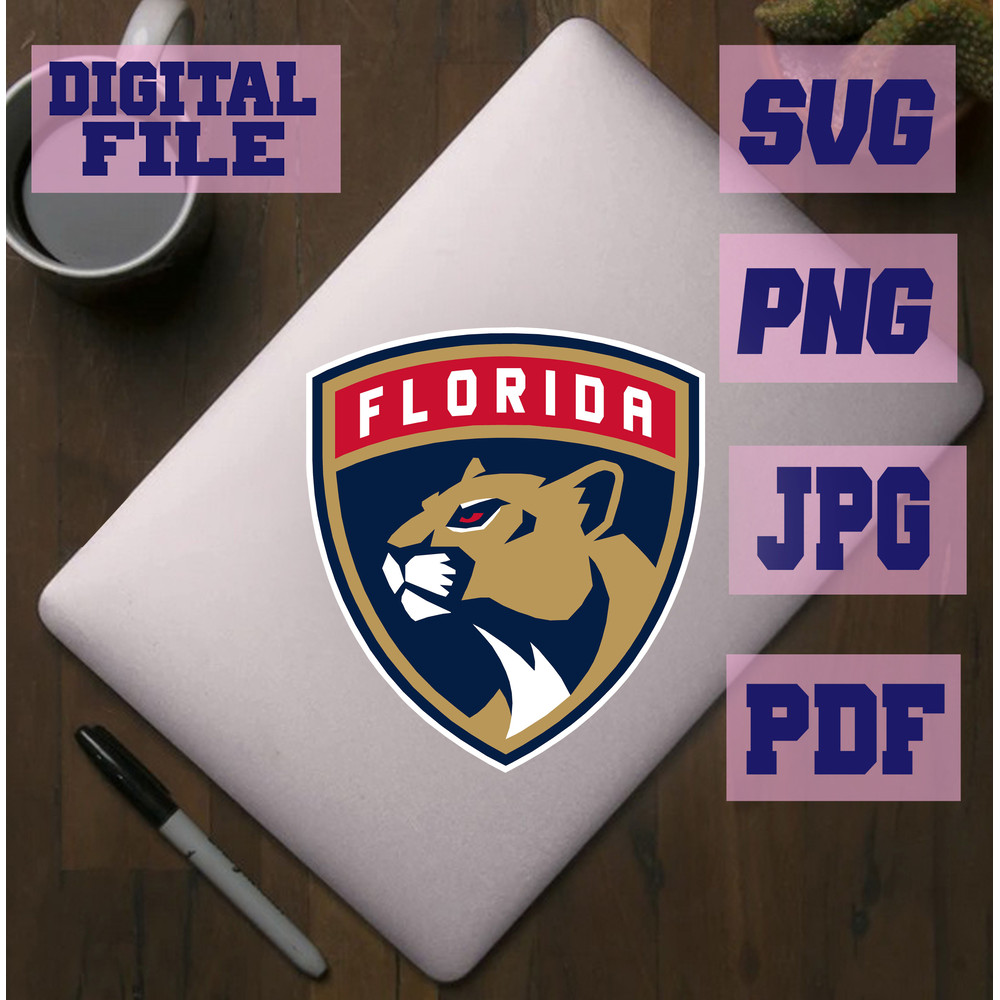 Svgpngjpgpdf Florida Panthers Cut File For Cricut  Instant Download Download Digital File 2