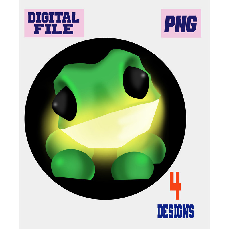 Png Adopt Me Neon Pets Game AnimalsINSTANT DOWNLOAD Download Digital File 2