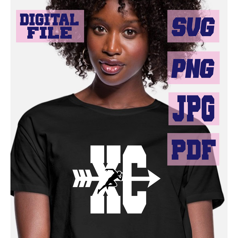 Svgpngjpgpdf XC Standing For Cross Country Running Fitness Race Sport Racercut File For Cricut  Dow 1