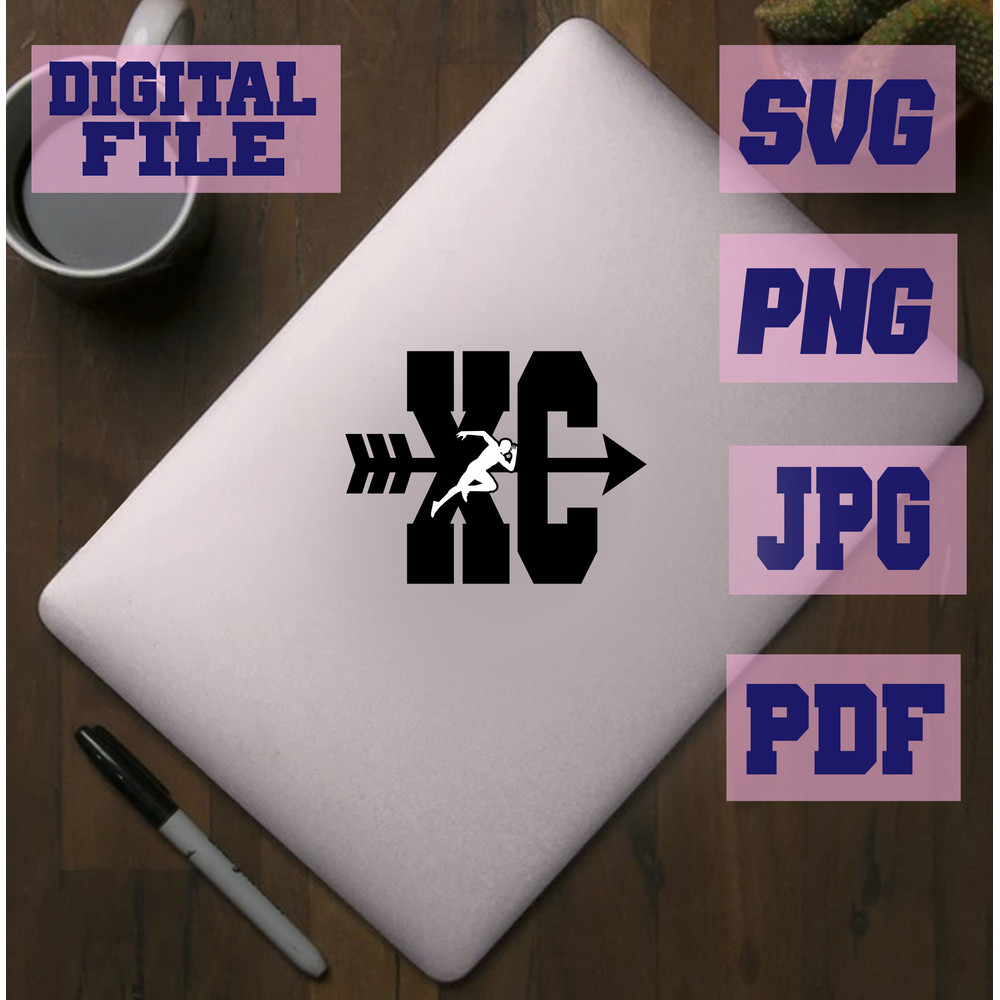 Svgpngjpgpdf XC Standing For Cross Country Running Fitness Race Sport Racercut File For Cricut  Dow 3