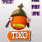 Pngjpgpdf Tiko Fishstick Fishy Fishy Boy Gamer Video Game Gaming Vector Download Digital File 0