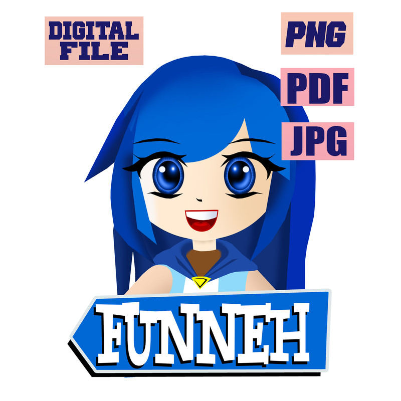Pngjpgpdf Funneh Itsfunneh Roblox KREW LOGO Gamer Video Game Gaming Vector Download Digital File 1