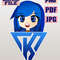 Pngjpgpdf Funneh Itsfunneh Roblox KREW LOGO Gamer Video Game Gaming Vector Download Digital File 2