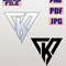 Pngjpgpdf Funneh Itsfunneh Roblox KREW LOGO Gamer Video Game Gaming Vector Download Digital File 3