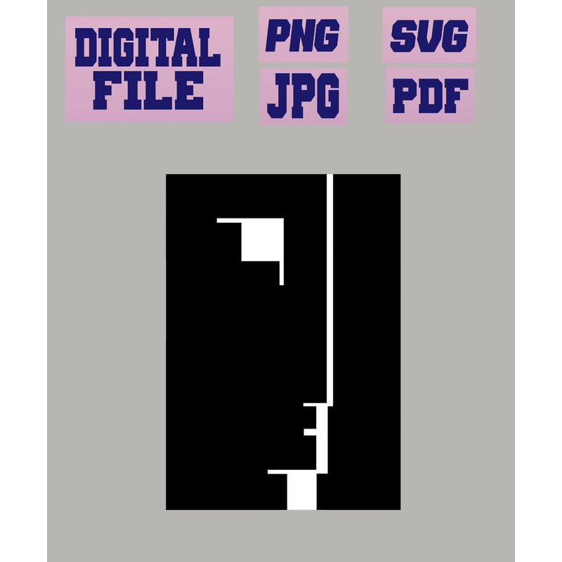 Svgpngpdfjpg Bauhaus School Germany Modern Art Exhibition Poster Face Emblem Cut File For Cricut Do 1