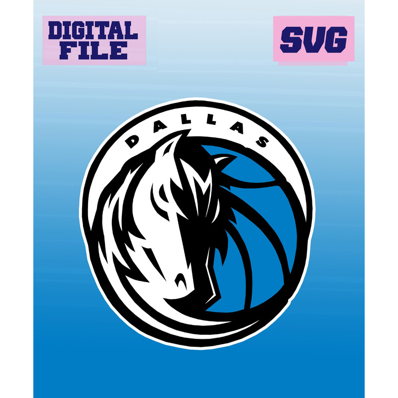 Svg Mavs Basketball Sports Cut File For Cricut  Instant Download Download Digital File 0