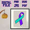 Svgpngjpgpdf Suicide Prevention Day Awareness Ribbon Warning Mental Health Cut File For Cricut Inst 1